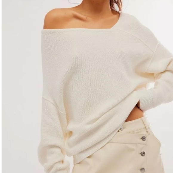 We The Free " Wynne" Vegan Leather Skirt-lvory-Size 31 - Picture 7 of 9